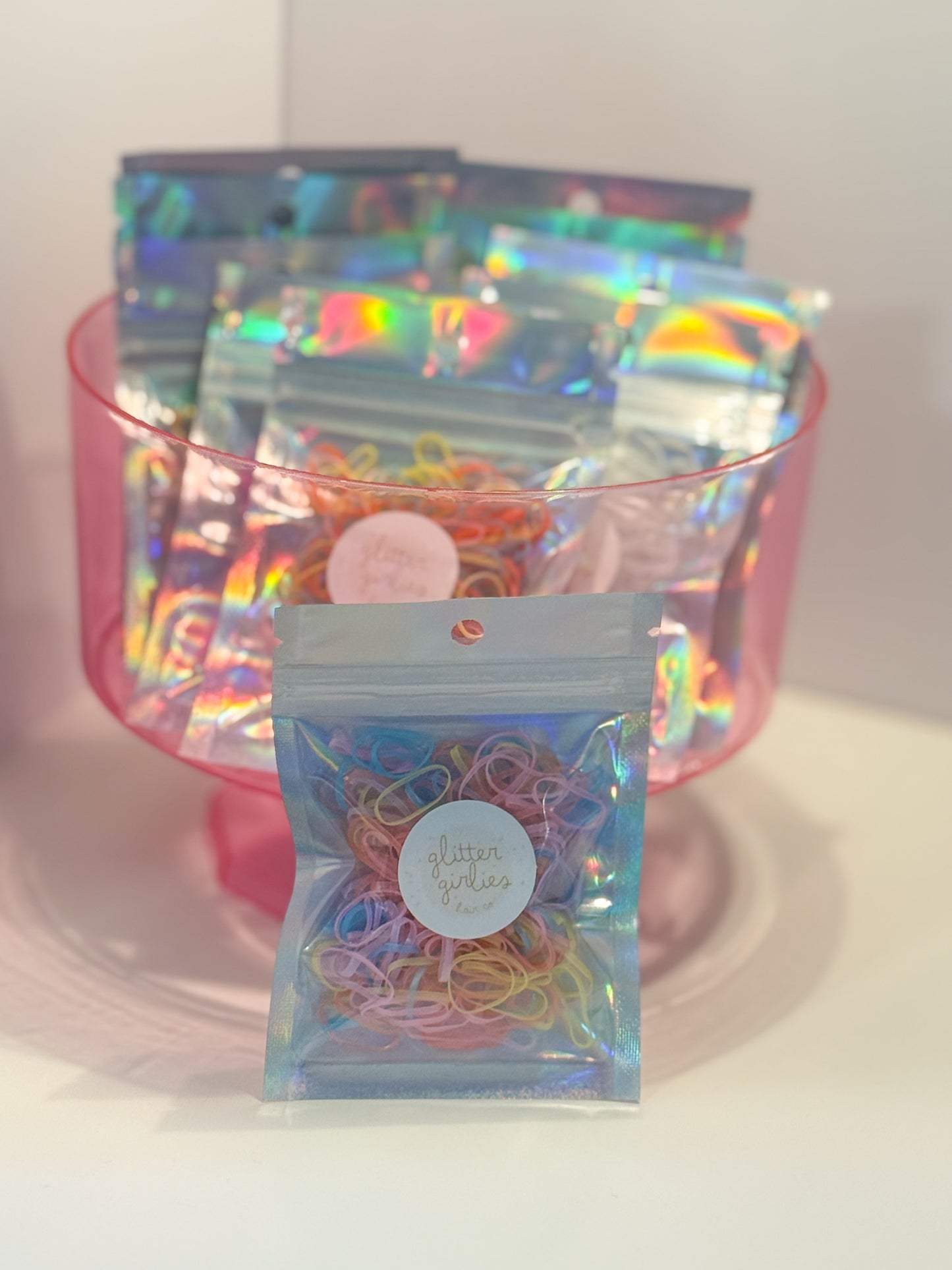 ✨ Glitter Girlies Hair Elastics